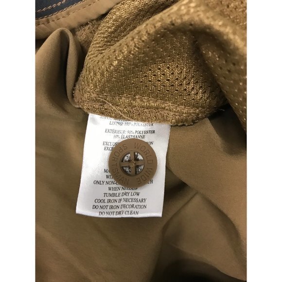 World‎ Wide Sportsman Mens Size 44 Brown Light Weight Cargo Shorts - Picture 4 of 5